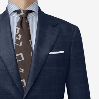Navy check cloth from Marlane, code 57529