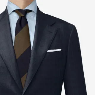 Navy stripe cloth from Marlane, code 57532